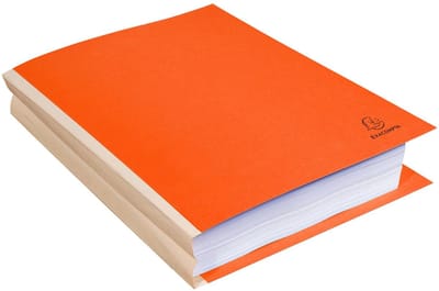 Exacompta FOREVER® 320 g/m2 - Pak van 25 dossiermappen met linnen rug - A4 - Oranje - 770007E