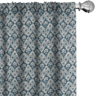 ABAKUHAUS Victoriaanse Voorhangen – 2x75x225 cm – Microvezel, halfdonker
