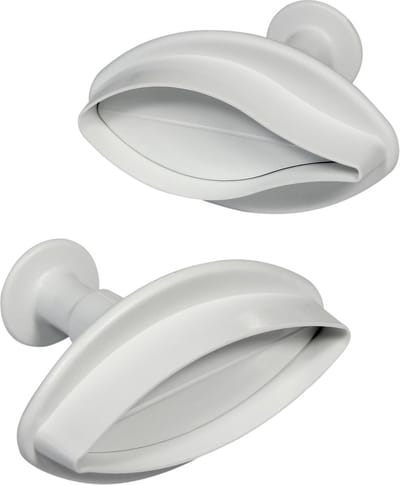 Plunger cutter - set van 2 lelie bladeren - large - PME Arts&Crafts