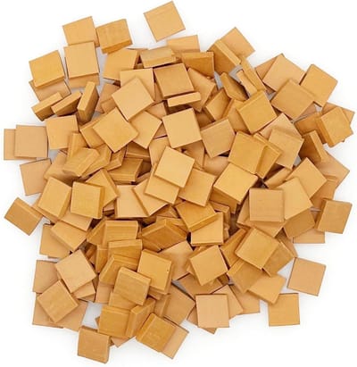 1:35 Mini Bricks Rode Muurstenen, 200 Stuks Vierkante Miniatuur Bouwstenen voor Micro Landschap en Diorama Accessoires