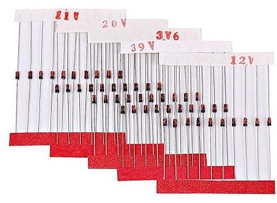 Zener Diode Set - 300 Stuks (2V tot 39V) Mix van 30 Waarden 1/2W