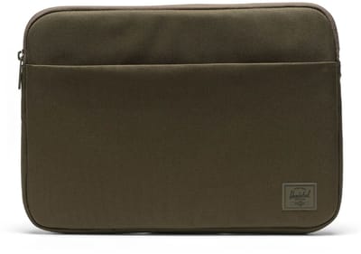 Herschel laptop hoes met laptopvak Denman 14 Inch Sleeve Tech Ivy Green Tonal donkergroen