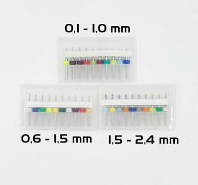 DW4Trading 30 Stuks Micro Boorset 0.1 tot 2.4 mm Modelbouw en PCB Printplaat - Precisie Set van Wolfraamstaal