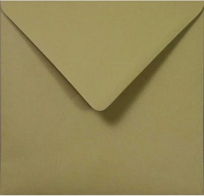 Vierkante Enveloppen Olijfgroen 155x155mm 120g voor Uitnodigingen