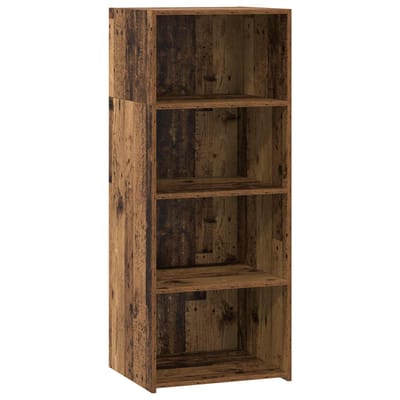 vidaXL - Highboard - Oud - hout - 50 - x - 41 - x - 124 - cm - Bewerkt - hout
