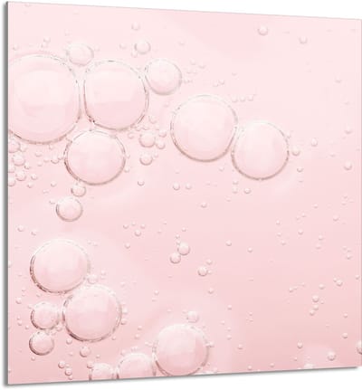TMK ArtDeko - Glazen Panel - Roze - 60x65cm