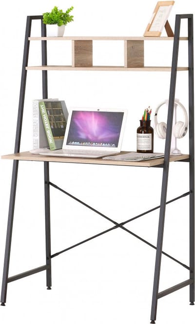"COLORADO" Bureau met 2 planken en 3 vakken 84x45,5xH142 cm