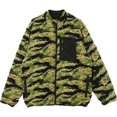 Milton Rev Polar Fleece Tiger Camo fleecejack voor heren