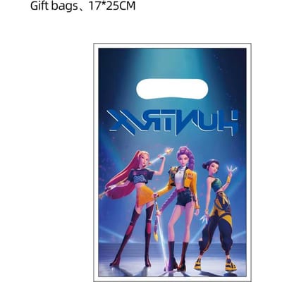 10/20/30/40/50 Stuks Snoepzak KPop Demon Hunters HUNTR/X Buitzak ontworpen voor Kinderen Geboortedatum Anime Feestartikelen Goody Bags Cadeau 10Pcs(1Pack)
