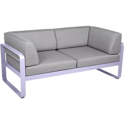 Fermob BELLEVIE club sofa 2 zits - D1 Marshmallow - 79 Flanelgrijs