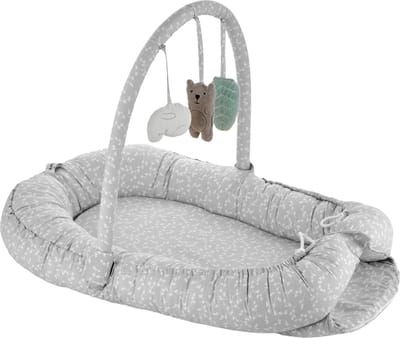 Babyjem Grijs Babynest met Speelboog 489