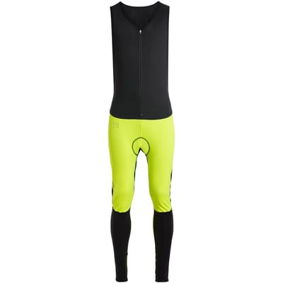 Vaude Bike Posta Warm Fietsbroek Geel,Zwart XL Man