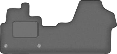 Wielganizator WLG-CARLUX-GRAFIET - Auto Vloermatten - 5-delig - Voor Citroen Jumpy III - Graphiet