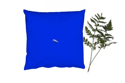 Sierkussens - Kussentjes Woonkamer - 40x40 cm - Vintage - Blauw - Vrouw