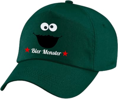 Bottle Green Bier Monster pet - Festival - feest - carnaval - feest kleding