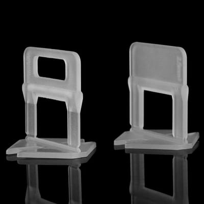 Tegel Uitlijnclips - Tegel Leveller Clips - Tegels Egaliseren - Voorkomt Uitglijden - 2.5mm - Wit