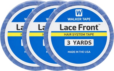 Walker Tape Pruikentape - Lace Front - Hair System Tape - 3 yards - 3 stuks - 1.9 cm - Haarextensions