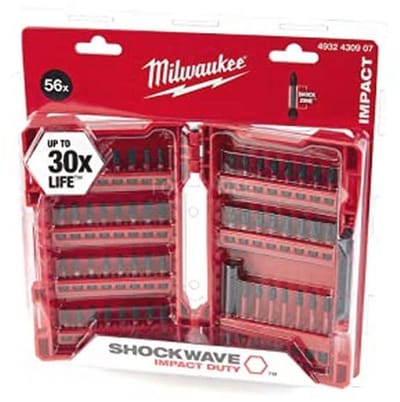 56-delig Schroeven en Boren Set - Shockwave GEN II - Voor Professioneel Gebruik