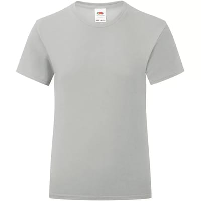 Meisjes-T-shirt Fruit of the Loom Iconic 150