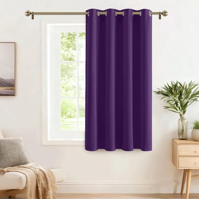 Dailygoods- Verduisterende Gordijnen 132 X 137 CM - Gordijnen Kant en Klaar - Blackout Gordijnen - Drievoudige Weefseltechnologie - Lichtblokkering - Geluidsreducerend