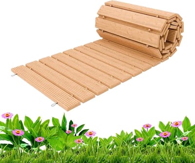 Gazonpromenade Uitrol - Buitenpad Mat - Evenementen Tuin - Robuuste In elkaar grijpende Kunststof - 44 x 23 cm