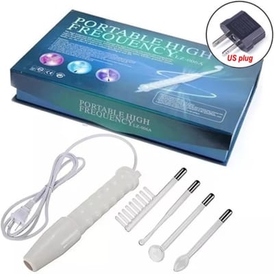Draagbare hoogfrequente apparatuur Elektrodebuis Wand Elektrotherapie Huidverzorging Gezichtsbehandeling Spa Versteviging Acne Vlekken Rimpels Verwijderaar