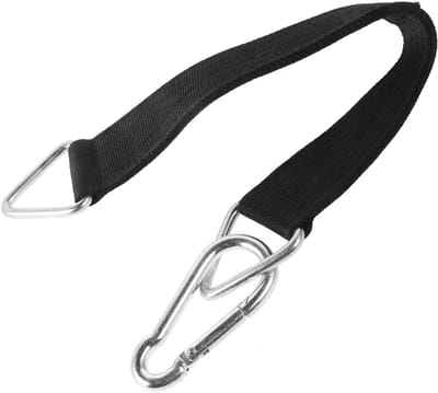 Hangmat Stoel Ophangband - Schommel Verbinding - Buiten Ontspannen - Verstelbare Lengte - 57 cm - Zwart