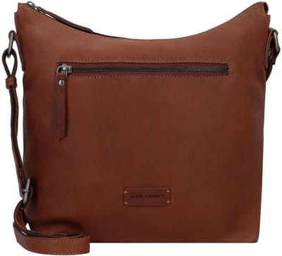 Jack Kinsky Montreal Schoudertas Leer 26 cm - Dames - cognac