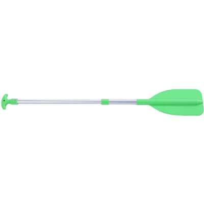 Uitschuifbare Peddel voor Kinderen 43,5 Inch Aluminium Schacht Waterspuit Drijvend Kajakpeddel voor Bootvaren Kanoën Groen white