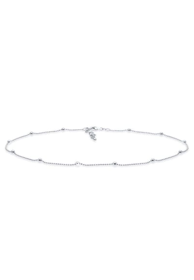 Elli - Halsketting - Dames Choker Basis Bollen in 925 Sterling Zilver - Dames
