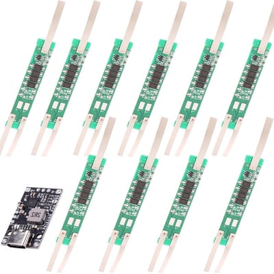 Batterij Beschermkaart - Lithium Module - Accu Reparatie - Meervoudige Beveiliging - 10 Stuks 6A - Groen