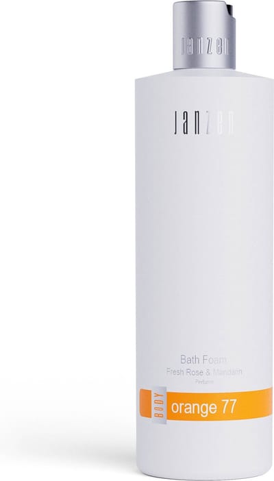 Janzen Orange 77 Bath Foam Mousse Fresh Rose & Mandarin