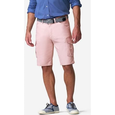 Meyer Bermuda Orlando Cargo Solid Color Organic Cotton Subtle Stretch Roze / male