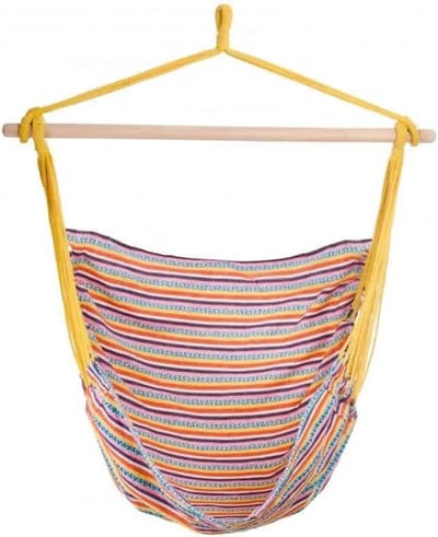 Kinderhangmat - Schommeldoek - Ontspannen Lezen - UV- en weerbestendig - 100 kg - Multicolour