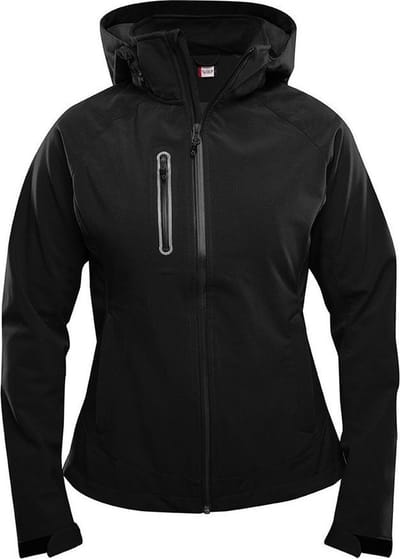 Milford dames softshell jacket zwart s
