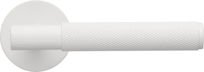 Ostiumhome® - Deurbeslag- Deurklink Diamond cut - Wit - Berzo