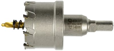 GEKO Carbide gatenzaag - 45 mm - titanium boor - hoge precisie
