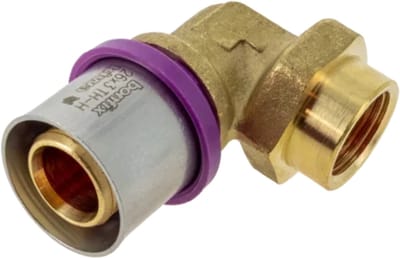 BONFIX Alu-pers kniekoppeling 1/2″ bi.dr. x 26 mm