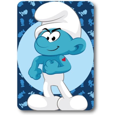 Smurfen Fleece deken 100 x 140 cm - Plaid - Blauw - Kinderen