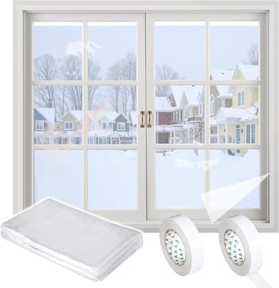 Thermische Raamisolatiefolie, 1.6 m x 11 m, Transparante Isolatiefolie voor Warmtebehoud, Koudebescherming en Energie-efficiëntie