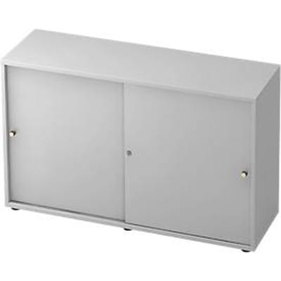 TOPAS LINE schuifdeurkast, 2 OH, lichtgrijs/lichtgrijs