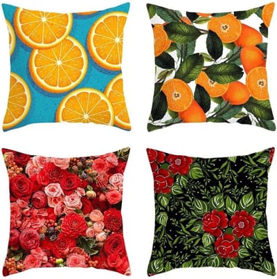 Outdoor Kussens - Blad Kussenhoezen - Patio Decoratie - Onzichtbare Rits - 70 x 70 cm - Groen