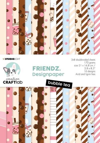 Paperpad Bubble tea - Friendz nr. 116