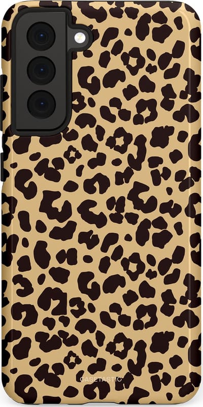 Casetastic Hoesje Geschikt voor Samsung S21 FE - Stijlvolle Beschermende Duo-layer Case - Wild