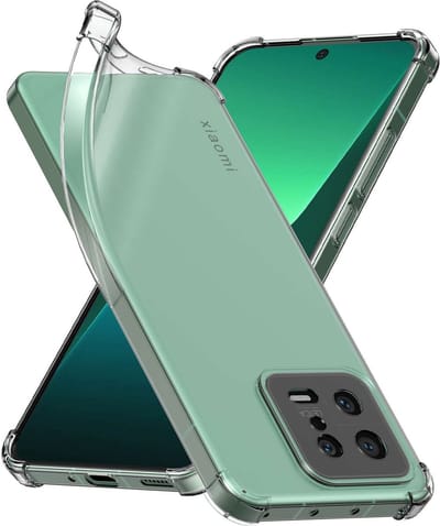ebestStar - Hoes geschikt voor Xiaomi 13, Silicone Slim Cover Case, Versterkte Hoeken en Randen hoesje, Transparant