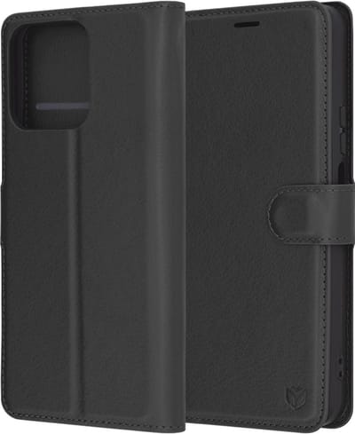 Hoesje geschikt voor HONOR 200 Smart/X7c - Techsuit Leather Folio Book Wallet Case - Zwart