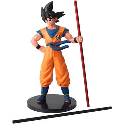 Dragon Ball Son Goku Super Saiyan Figurine Anime 22cm Goku DBZ Figurine d'Action Modèle Cadeaux Figurines de Collection pour Enfant orange