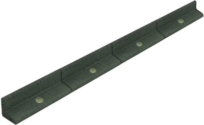 43,2 m flexibele gazonrand - 36x1,2 m - groen - incl. hamer