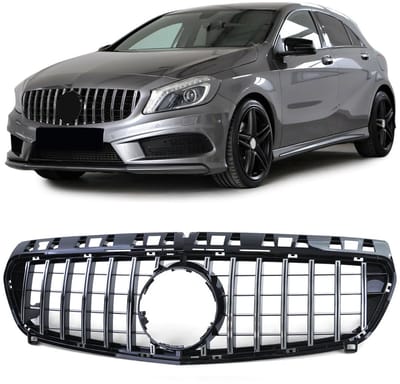 GT Grill - Compatibel Met - Mercedes A Klasse W176 2012-2015 - Chrome