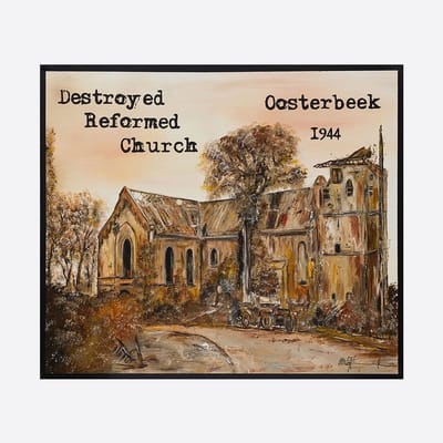 Zeefdruk Airborne Collection - Destroyed Reformed Church